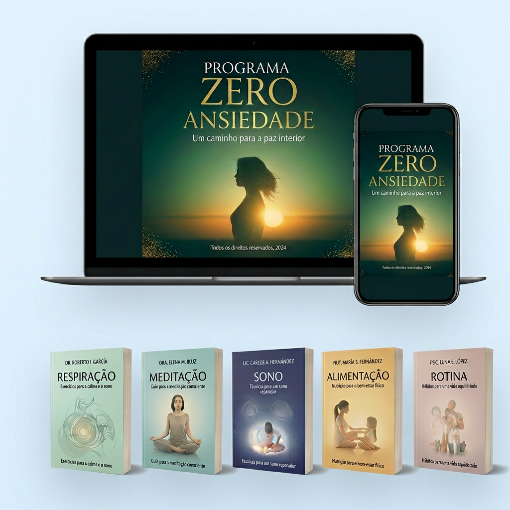 Programa Zero Ansiedade — livro digital com bônus exclusivos